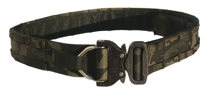 UKOM Crye Multicam Black Cobra D-Ring MOLLE Shooters Belt - 45mm