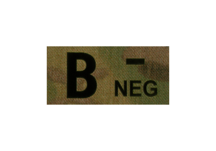 Clawgear-B-Negative-IR-Patch