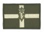 Velcro Backed Ulster Flag Patch Olove Green
