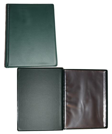 UKOM Green 30 page A4 Nyrex / Nirex Folder Document Holder 
