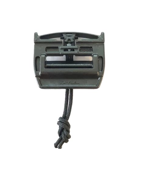 Duraflex 25mm Quick Release Buckle / Tubes V2  Male Only (Black)