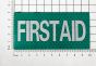 Green Reflective FIRST AID Patch – High-Visibility Velcro ID Badge for Medical Personnel (10cm x 5cm)