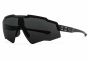 GATORZ-MILSPEC-BALLISTIC-BLASTSHIELD-,-BLACK-WITH-BLACK-LOGO-SMOKED-POLARZIED-WITH-ANTI-FOG-FRONT-VIEW