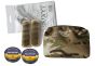Military Boot Care Kit (Zipped MTP Pouch, Black and Brown Saphir Beaute Du Cuir Parade Gloss, Selvyt + 2 Brushes)