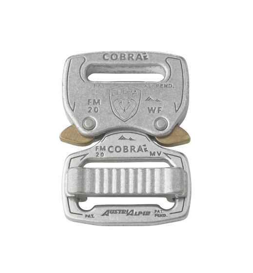 AustriAlpin Fashion Model 20mm / 0.75" Chrome Cobra Buckle - FM20AVF