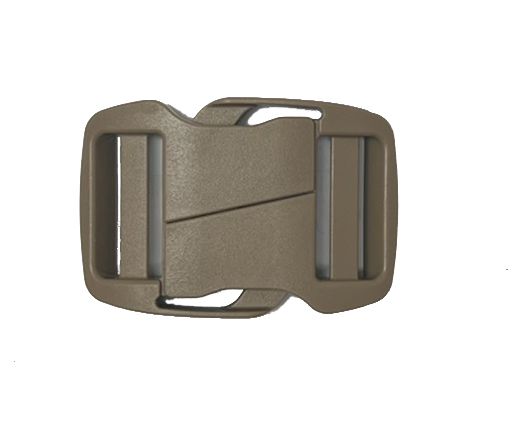 Duraflex Utility 1" / 25mm Side Release Buckles - Dual Adjust (Tan499)