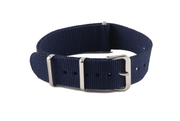Blue NATO G10 Nylon Military Watch Strap