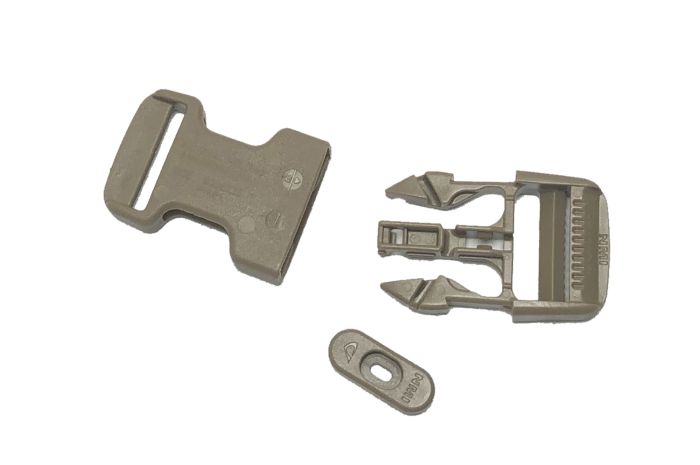 Duraflex Tan 499 Quick Pull Mojave Buckle 25mm - 1" (Male Adjustable - Female Fix)