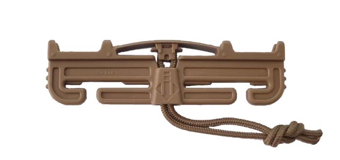 Duraflex Quick Attach Split Bar Quick Release Buckle / Tubes V2 - Double Slot Male Only (Coyote Brown IR)