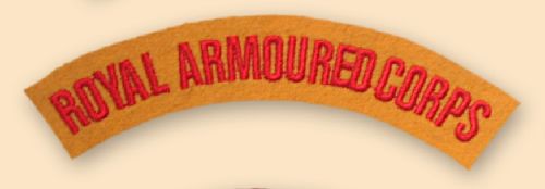 Royal Armoured Corps Shoulder Titles (pair)