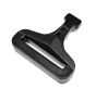 AustriAlpin / ITW Black GT Cobra Male Fixed 38mm - 1 1/2" FG38MMF (Plastic Half Buckle)