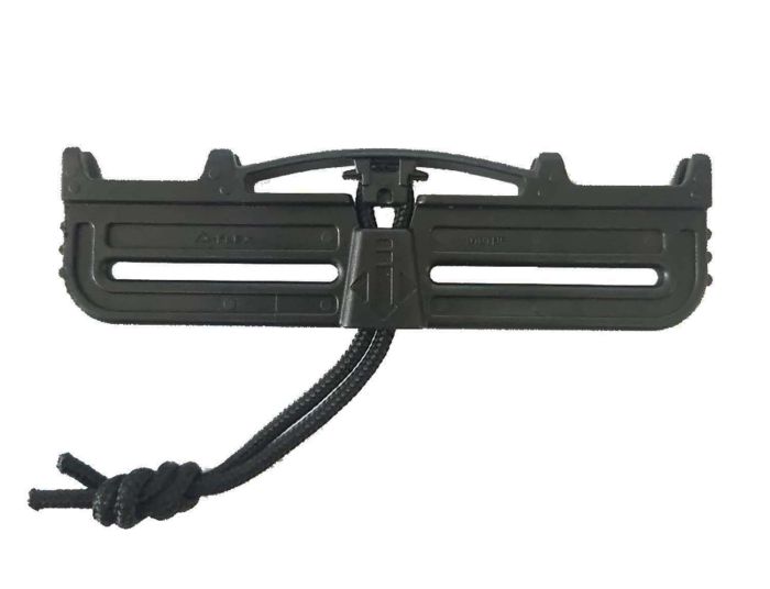 Duraflex Quick Release Buckle / Tubes V2 - Double Slot Male Only (Black)