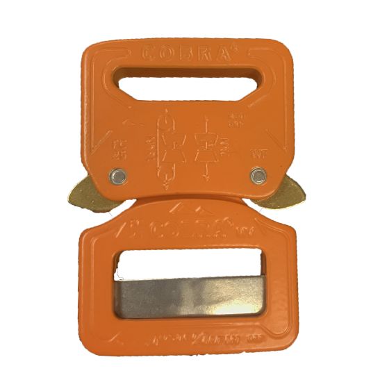 AustriAlpin 25mm / 1" Orange Cobra Buckle - Male Adjustable Female Fixed FC25OVF