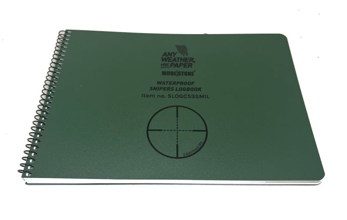 Modestone Snipers Logbook / Data Book Waterproof Notepad