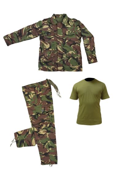 Kids Army Camo Pack 13 - Tshirt, Pants and Jacket 