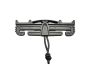 Duraflex Quick Attach Split Bar Quick Release MALE ONLY Tubes V2 - Double Slot (Wolf Grey)