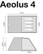 Highlander Inflatable Aeolis 4 Person Tent