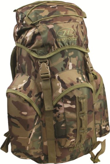 Forces 25 Litre Multicam / HMTC / MTP Rucksack front