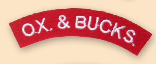 Ox and Bucks Regiment Shoulder Titles