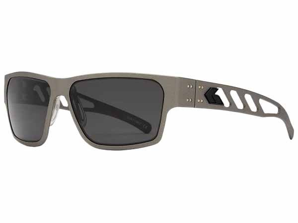 GATORZ-DELTA-GUNMETAL-WITH-BLACK-LOGO-ANGLED-FRONT-VIEW 