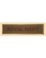 Royal Navy Shirt/Jacket Title