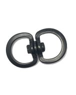 21mm Inox Steel Swivel (Black) 600kg Breaking Strain
