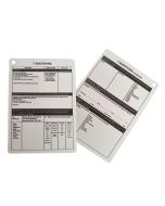 A6 - 7 Questions Plastic Battle Slate Card