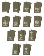 Royal Electrical and Mechanical Engineers REME Rank Slide Epaulette (All Ranks)