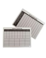 A6 - Printed Section Ammo / Casualty State Plastic Battle Slate Card (Double Sided)