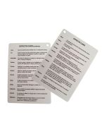 A6 - Printed EFFECTS Plastic Battle Slate Card (Double Sided)