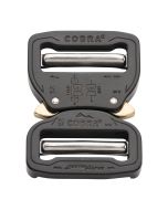 AustriAlpin 38mm / 1.5" Black Cobra Buckle - Male Adjustable - Female Adjustable FC38KVV