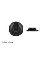 Black Fidlock Snap Female L Screw (05600-000002(BLK))