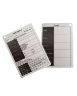 A6 - Printed Section Ammo / Casualty State Plastic Battle Slate Card (Double Sided)