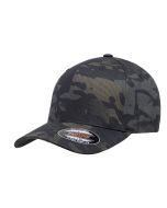 Official Flexfit Crye Multicam Black Cap front
