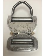 AustriAlpin 38mm / 1.5" Chrome Cobra Buckle and Parachute D Ring FX38AVD