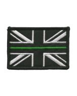 Police Service Northern Ireland 'Thin GREEN Line' embroidered Union Flag patch
