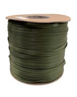 12.5mm - 1/2" Olive Green Tubular Webbing Roll