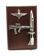Parachute Regiment Plaque - Cap Badge - Rifle - Bayonet