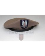 Officers and Other Ranks Special Air Service SAS Beret + Cap Badge (Attached)