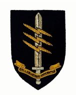 Officers Blues and Royals Wire Embroided Beret Badge