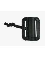 Duraflex Quick Release Buckle / Tubes V2 - Single Slot (Black)