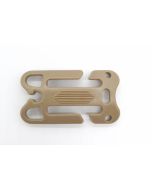 Tan499 IRR DURAFLEX  WEB END CLIP 25MM /1" 