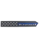 First Tactical Thin Blue Line 'We've Got Your 6' Nametag Patch