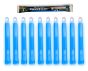 10 (TEN) - 8 Hour 6” Military ChemLight (15cm) Blue lightstick (Cyalume® Branded) 