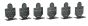6 Piece Metal Shooting Targets - TB1003 group