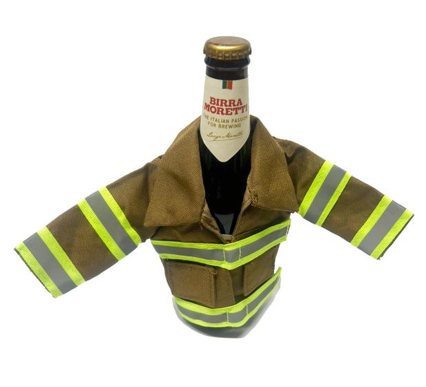 Mini Fire Service Jacket Bottle Cover