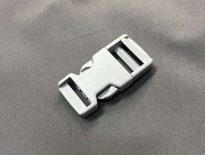 25mm / 1" Grey Side Release Buckle