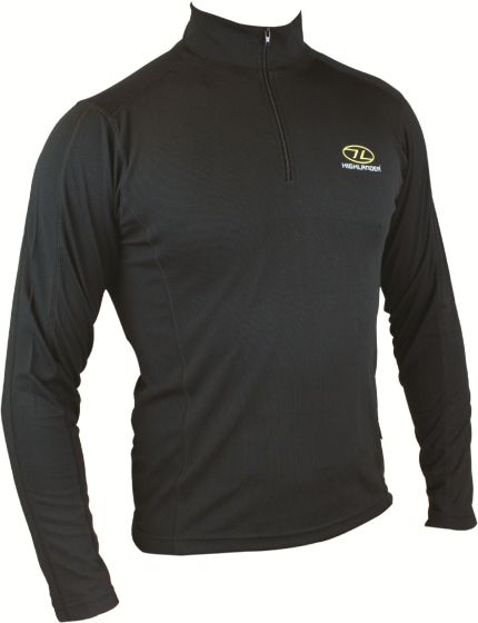 Highlander Climate-X  Long Sleeve Zip Neck Polo