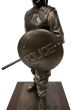 UK Police Public Order / Riot Officer Cold Cast Bronze Statue 