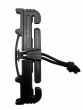 Duraflex Quick Attach Split Bar Quick Attach Buckle Tubes V2 - Double Slot Black